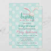 Somebunny ist unterwegs, sonnig auf Pollenspitzen Einladung (Vorne/Hinten)