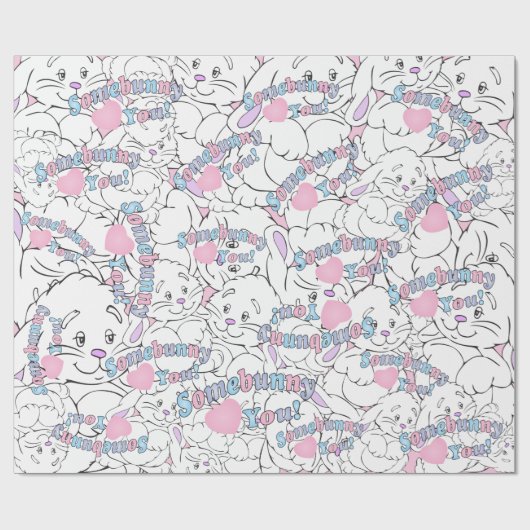 Somebunny Liebe You Geschenkpapier (Flach)