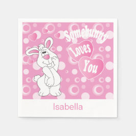 Somebunny Liebe You Serviette