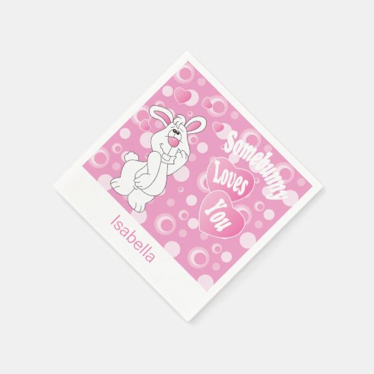 Somebunny Liebe You Serviette (Ecke)