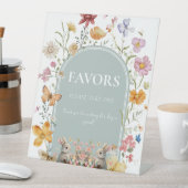 someBunny Oaster Wildblume Baby Dusche Empfang Sockelschild (In Situ)