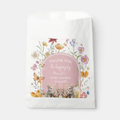 someBunny Oaster Wildblume Kinderdusche Danke Geschenktütchen (Vorderseite)