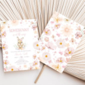 Somebunny Rabbit Baby Dusche Einladung