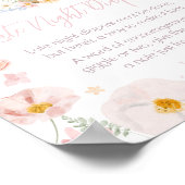 Somebunny Rabbit Baby Dusche Spate Night Diapers Poster (Ecke)