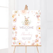 Somebunny Rabbit Baby Dusche Willkommen Poster