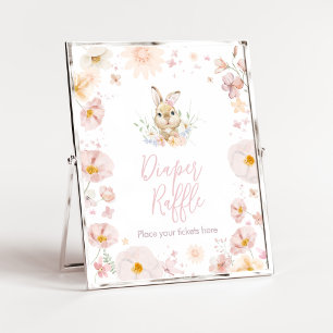 Somebunny Rabbit Babydusche Windelwindeln Poster