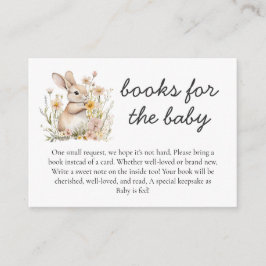 Somebunny Special Books for Baby SpringBaby Dusche Begleitkarte