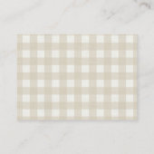 Somebunny Special Diaper Frühjahrsdusche Begleitkarte (Rückseite)