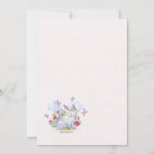 Somebunny Special Foto Osterfeier Einladung (Rückseite)