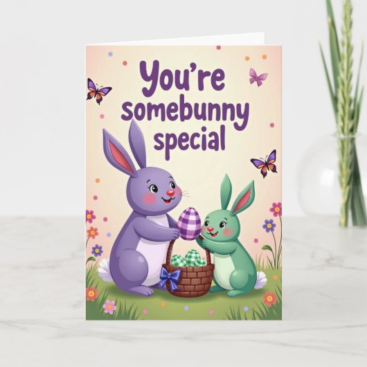 Somebunny Special Springtime Card Karte (Vorderseite)