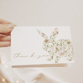 Somebunny Spring Oaster Floral Baby Dusche Dankeskarte