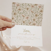 Somebunny Spring Oaster Floral Baby Dusche Dankeskarte