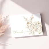 Somebunny Spring Oaster Floral Baby Dusche Dankeskarte