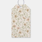 Somebunny Spring Oaster Floral Baby Dusche Gefalle Geschenkanhänger (Rückseite)