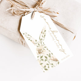 Somebunny Spring Oaster Floral Baby Dusche Gefalle Geschenkanhänger