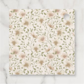 Somebunny Spring Oaster Floral Baby Dusche Geschenkanhänger (Rückseite)