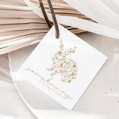 Somebunny Spring Oaster Floral Baby Dusche Geschenkanhänger