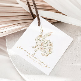 Somebunny Spring Oaster Floral Baby Dusche Geschenkanhänger