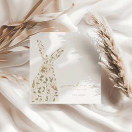 Somebunny Spring Oaster Floral Baby Dusche Serviette