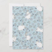 Somebunny Sweet 1st Birthday Spring Floral Invitat Einladung (Rückseite)