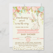 Somebunny Sweet Bunny Baby Dusche Einladung (Vorderseite)