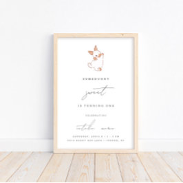 Somebunny Sweet Spring Oaster Girls Begrüßungszeic Poster