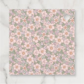 Somebunny Sweet Spring Oaster Girls Danke Geschenkanhänger (Rückseite)