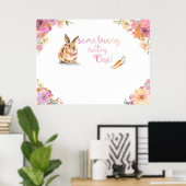 Somebunny verwandelt ein Geburtstagsposter Poster (Heimbüro)