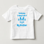 Somebunny wird ein großer Bruder sein Kleinkind T-shirt (Vorderseite)