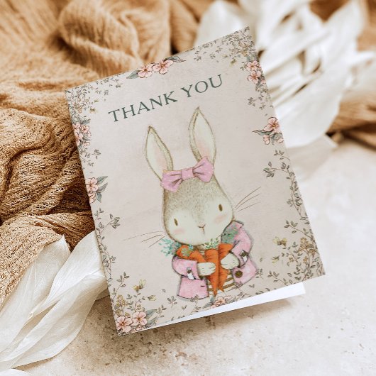 Somebunny wird Eins Geburtstag Danke Karte