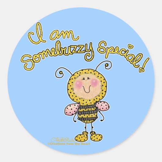 Somebuzzy Special Runder Aufkleber (Vorderseite)