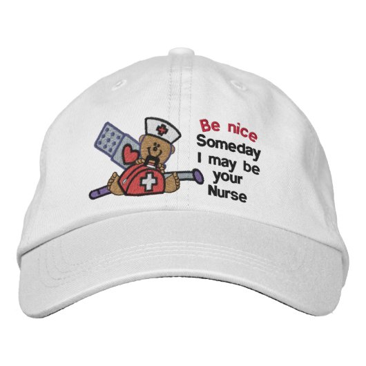 Someday Nurse Bestickte Kappe (Vorderseite)