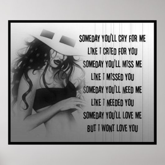 Someday Poster (Vorne)