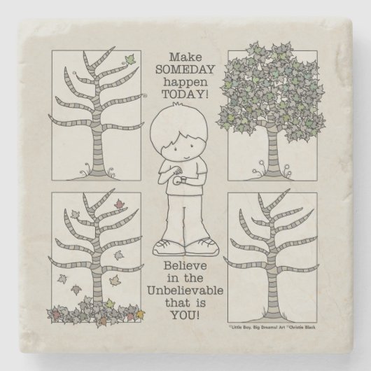 Someday Steinuntersetzer (Vorderseite)