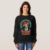 Someday We'll All Be Dead Retro Mushroom Existenti Sweatshirt (Vorne ganz)