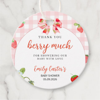 Someone Berry Sweet Baby Shower Invitation Geschenkanhänger