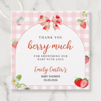 Someone Berry Sweet Baby Shower Invitation Geschenkanhänger