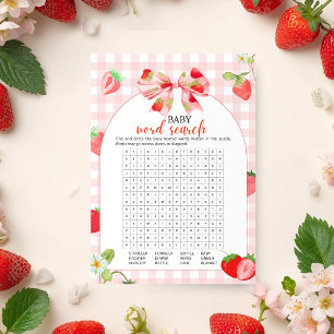 Someone Berry Sweet Baby Wortsuche-Spiel Einladung
