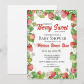 Someone Berry Sweet Is On The Way Einladung (Vorne/Hinten)