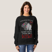 Someone Called Me Mimi  Elephants Cute Mother's Da Sweatshirt (Vorne ganz)