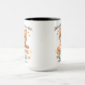 Someone Cares (Not Me) Funny Cat Coworker Tasse (Zentrum)