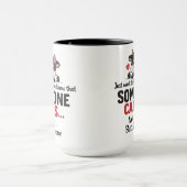 Someone Cares (Not Me) Funny cow Coworker Tasse (Zentrum)