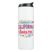 Someone in California Loves Me Funny Gifts Thermosbecher (Nach links gedreht)