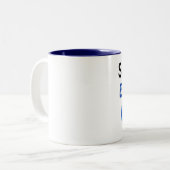 Someone in El Salvador loves me Zweifarbige Tasse (Vorderseite Links)