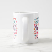 Someone in Indiana Loves Me Boho Hippie Design Jumbo-Tasse (Rückseite)
