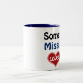 Someone in Mississippi loves me Zweifarbige Tasse (Mittel)