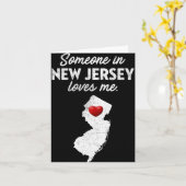Someone In New Jersey Loves Me - New Jersey Nj Karte (Gelbe Blume)
