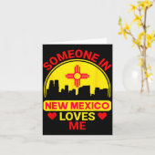 Someone In New Mexico Loves Me Love New Mexico  Karte (Gelbe Blume)