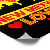 Someone In New Mexico Loves Me Love New Mexico  Poster (Ecke)