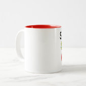 Someone in Suriname loves me Zweifarbige Tasse (Vorderseite Links)